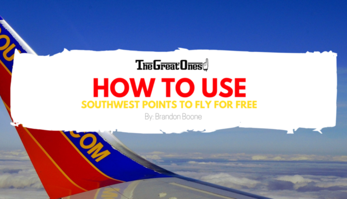 How to Use Southwest Points to Fly for Free blog title graphic