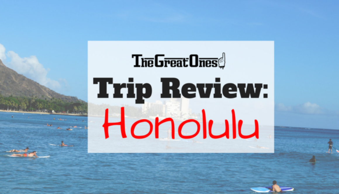 Trip Review: Honolulu blog title graphic